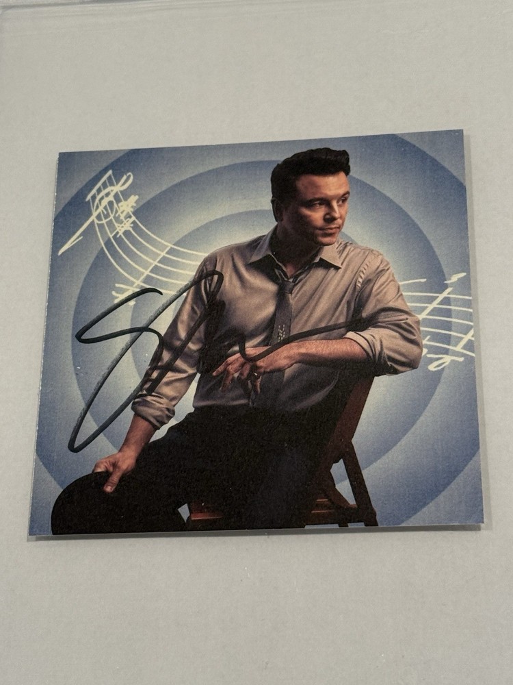 Seth MacFarlane Signed CD Insert Lush Life The Lost Sinatra Arrangements Auto
