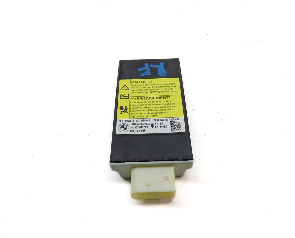 2016 BMW 750i (G11) FRONT LEFT DRIVER SEAT OCCUPANCY CONTROL MODULE SENSOR