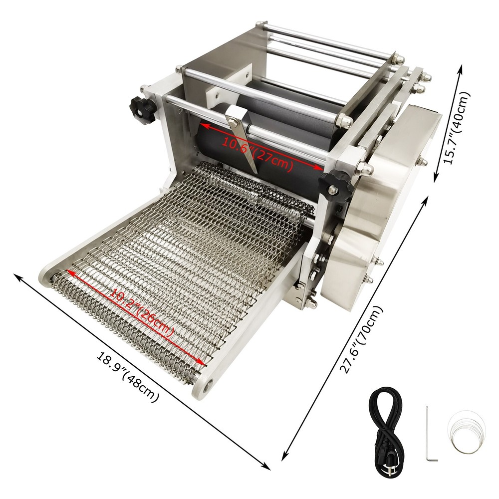 4.72" Electric Corn Tortilla Making Machine Press Roller Forming Machine