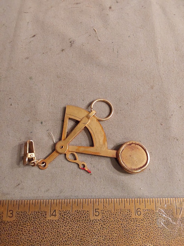 Brass 2 Oz Hanging Scale