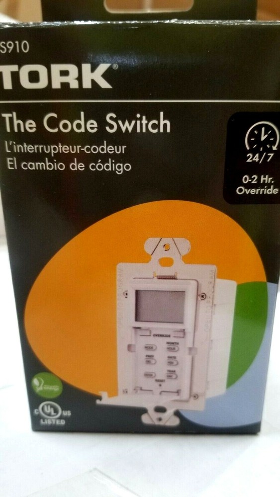 🔴Tork SS910🔴24/7 Timer In-Wall Digital The Code Time Switch 24V 50/60Hz‼️
