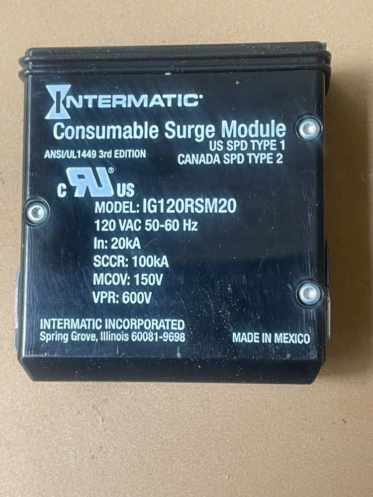 MODULE FOR SMART GUARD SURGE PROTECTOR INTERMATIC 1G120RSM20
