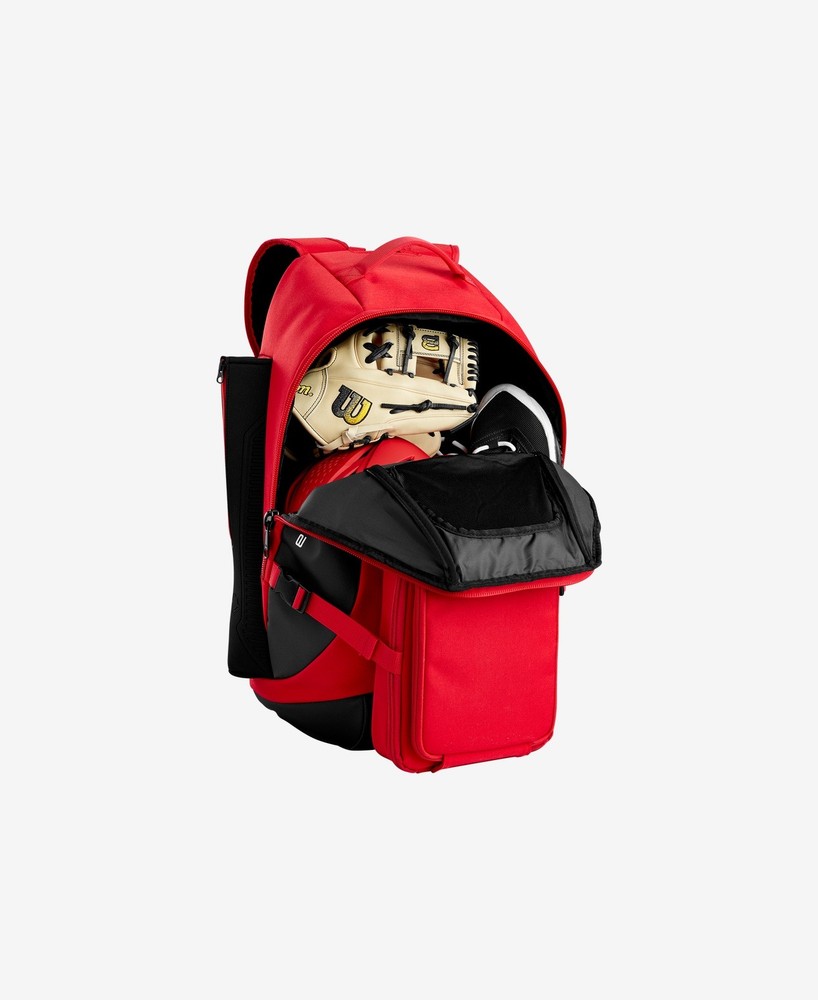 Evoshield Baseball Recruit Baseball/Softball Backpack - Scarlet