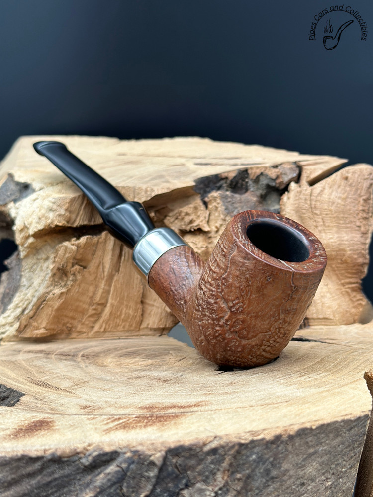 Savinelli Dry System 2101 Sandblasted Billiard Smoking Pipe
