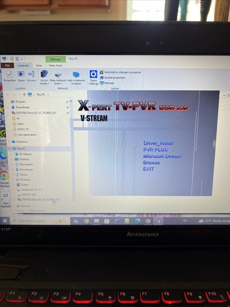 RARE Replacement Driver CD for KWORLD USB 2.0 TV BOX Tuner Software Disc