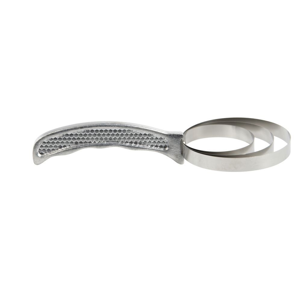 Alfa 077BSS Bone Dust Scraper, Round - 8"L x 4"W