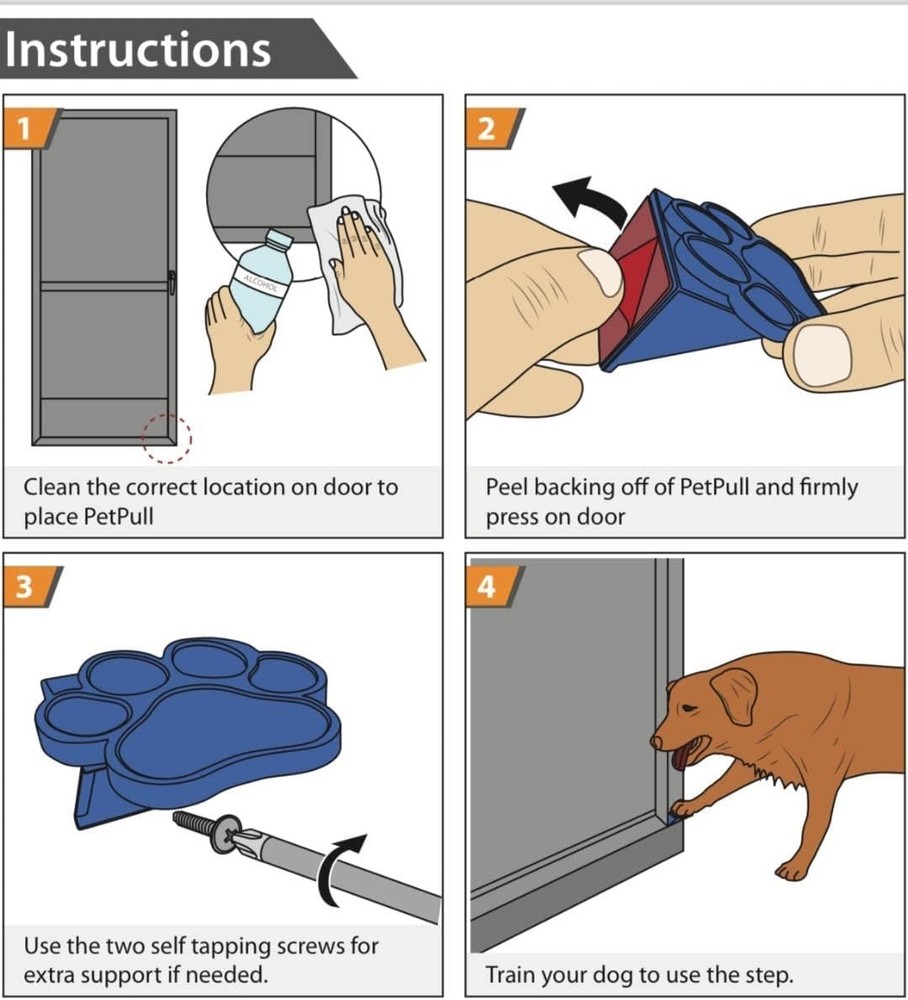 PetPull Door Opener for Pets - Dog Pulling Tool, Touchless Entry Allows Pets ...