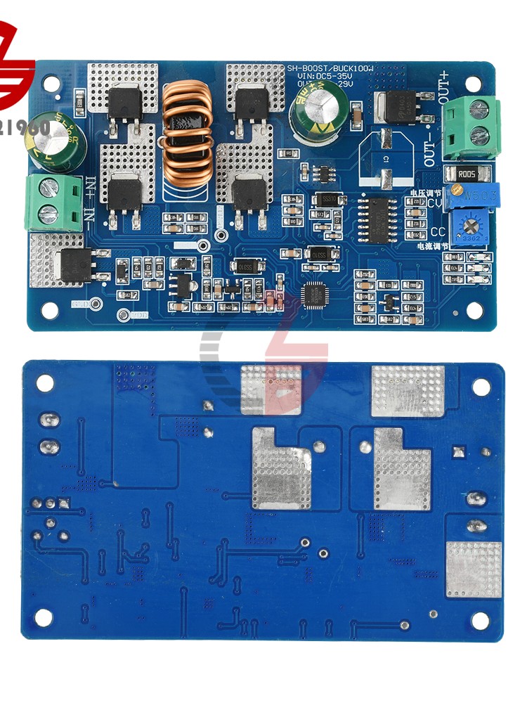 5-35V 10A DC-DC Auto Boost Buck Module CC-CV Battery Charging LED Driver Module