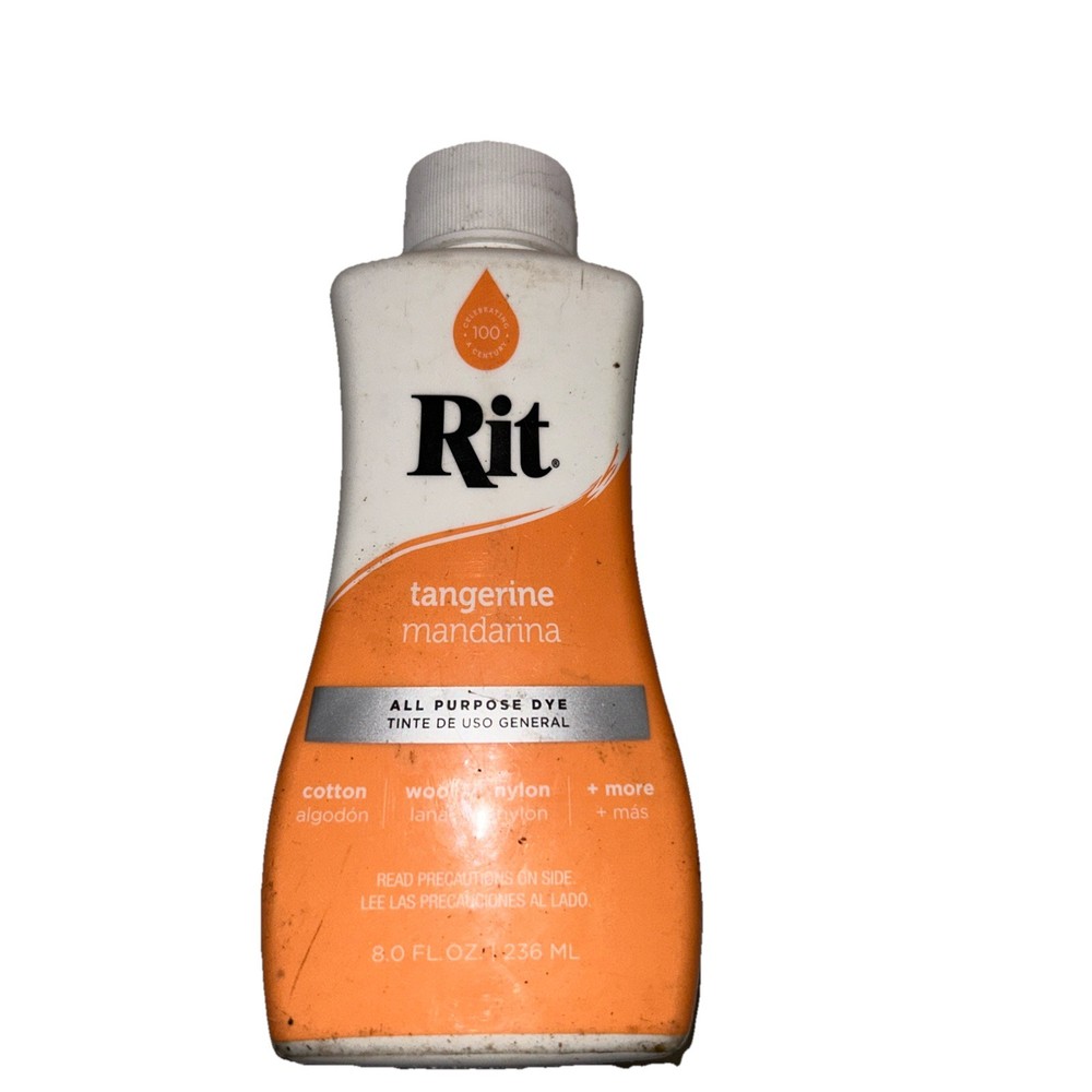 NEW Rit Tangerine All Purpose Dye 8.0 oz. SEALED