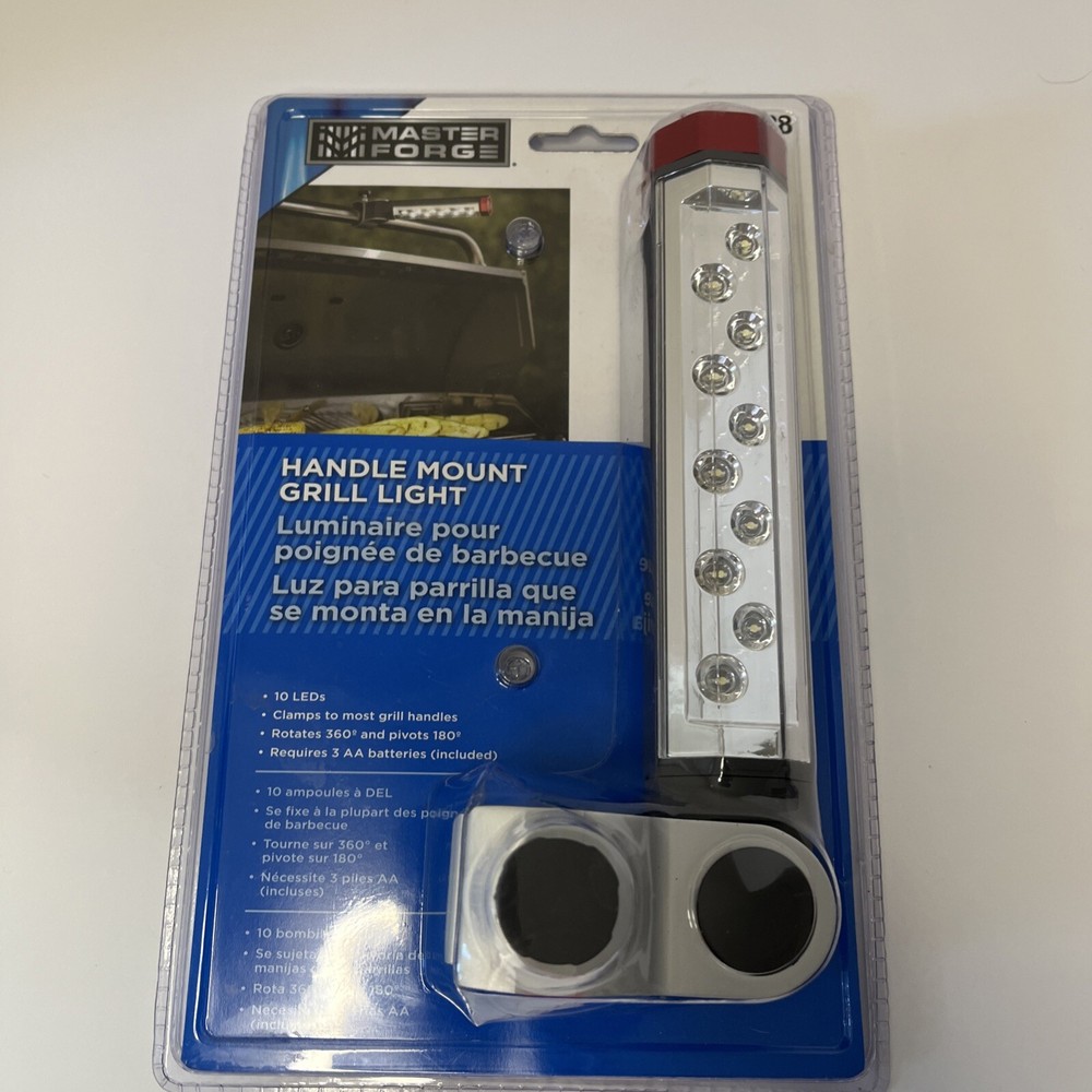 Master Forge Handle Mount Grill Light LED New!!!