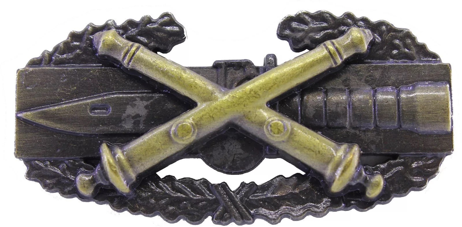 Field Artillery Combat Action Badge US Army FA CAB Military ANTIQUE Insignia Pin