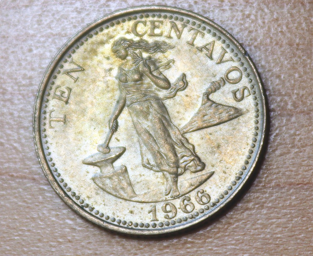 1966 Philippines 10 Centavos