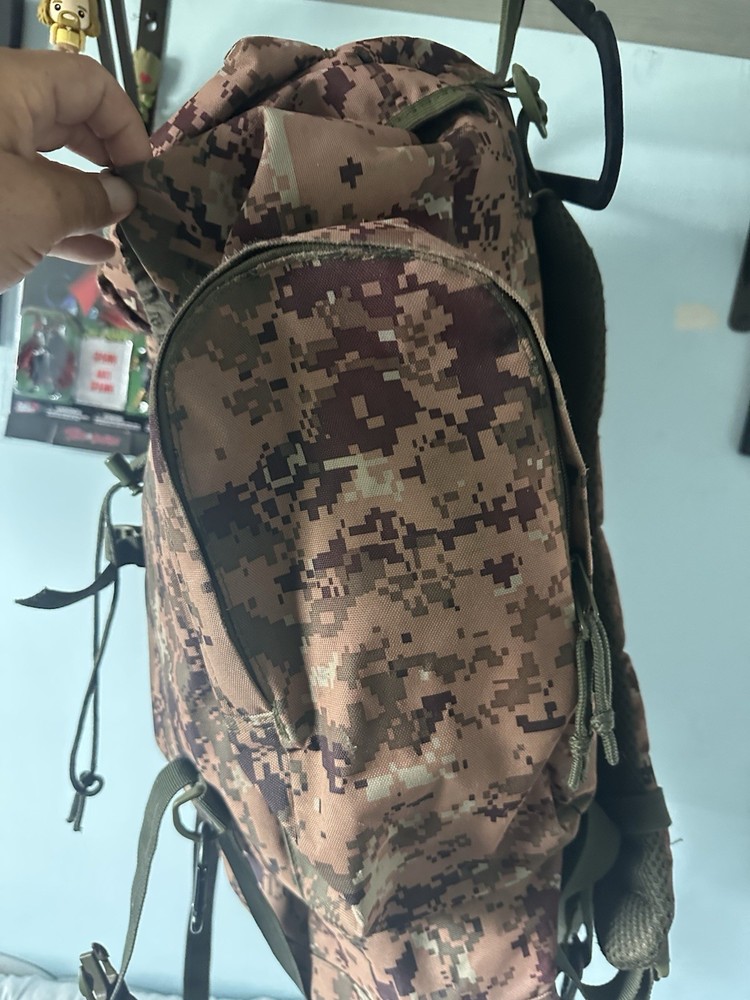 Mill Spec Plus Camo Backpack with Pockets On Both Sides
