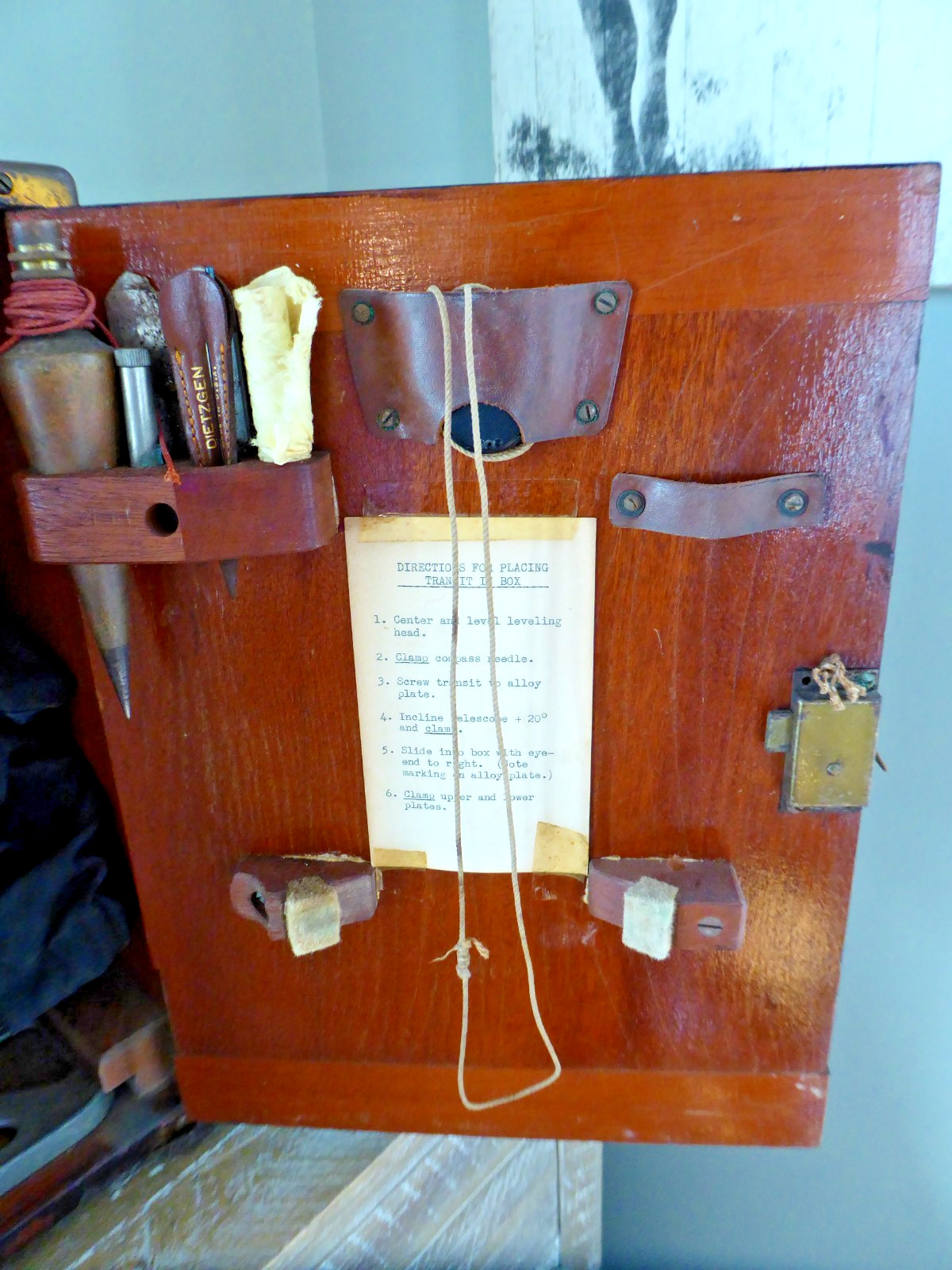 RARE WWII 2 Government Issue Dietzgen Military Engineers Corps Surveyors Transit