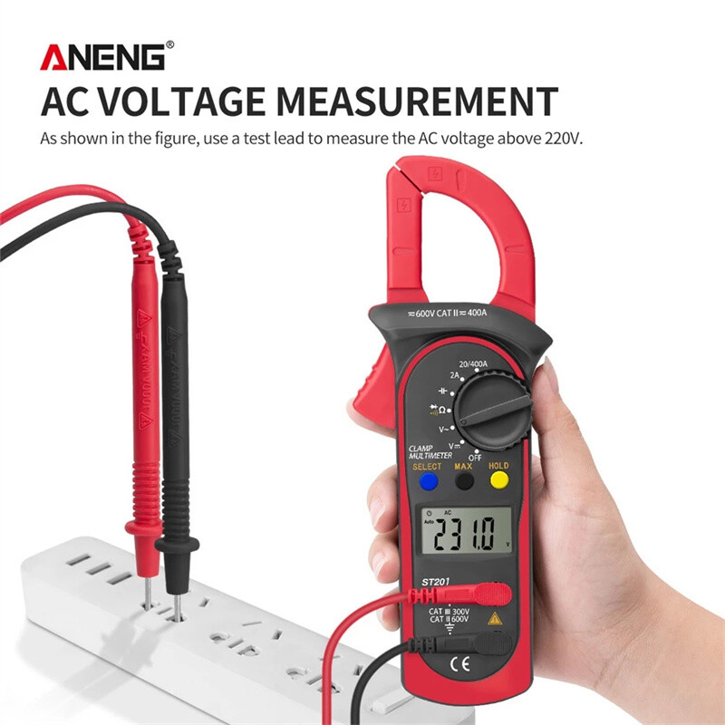 Uni-T UT210E Digital Clamp Meter Multimeter Hand RMS AC/DC Mini-widerstan