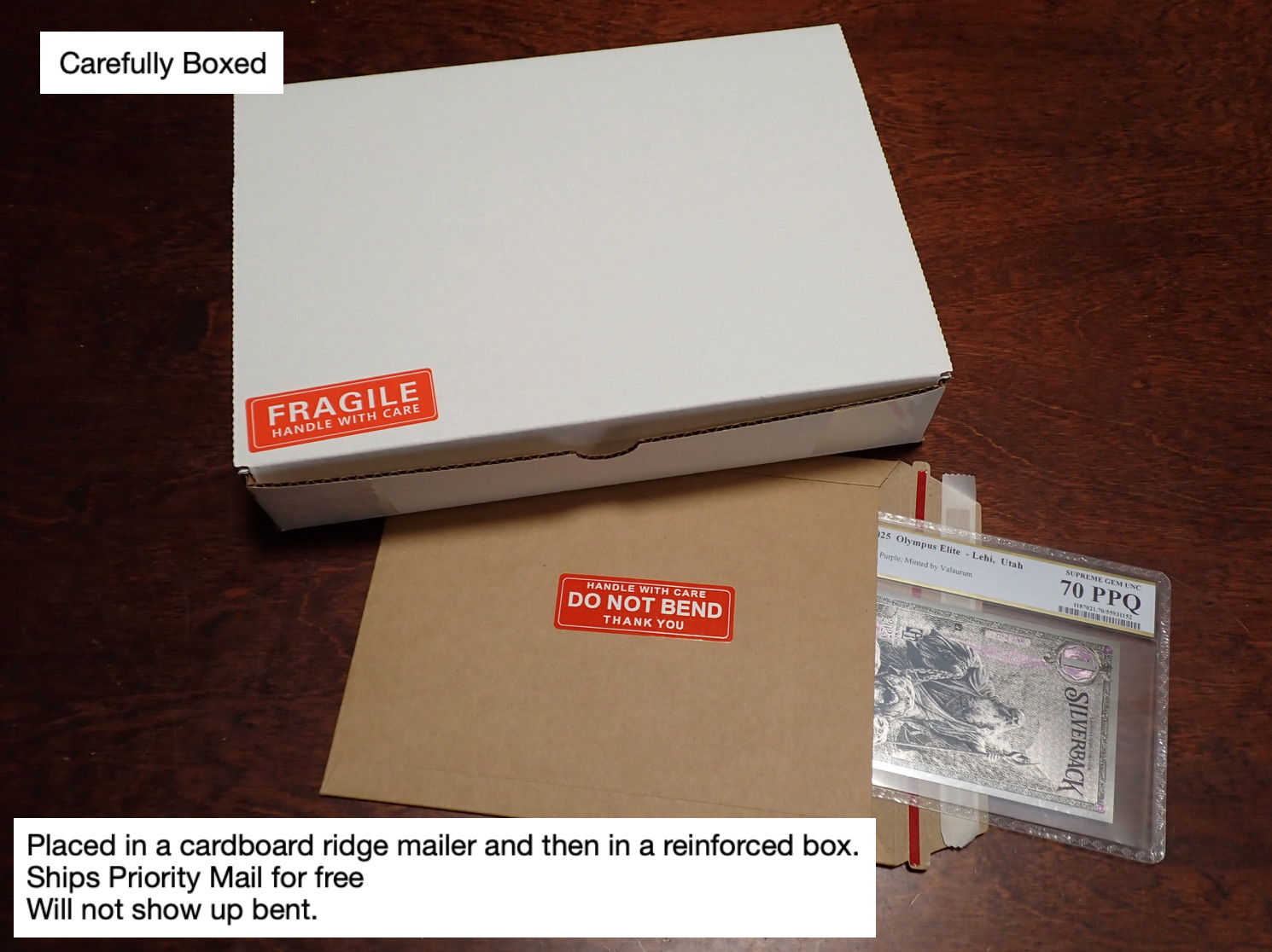 (PURPLE ELITE) 2025 Silverback Olympus Hades GEM UNC 70 PPQ - LIMITED EDITION