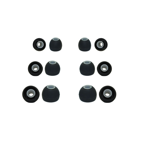 Silicone rubber earphone tips Taotronics replacement earphone tips earbuds (6pr)