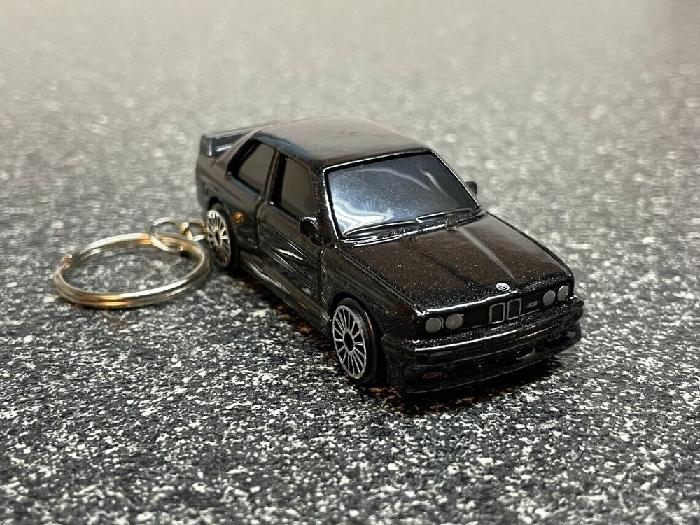 BMW E30 M3 Black Keychain Hot Wheels Matchbox