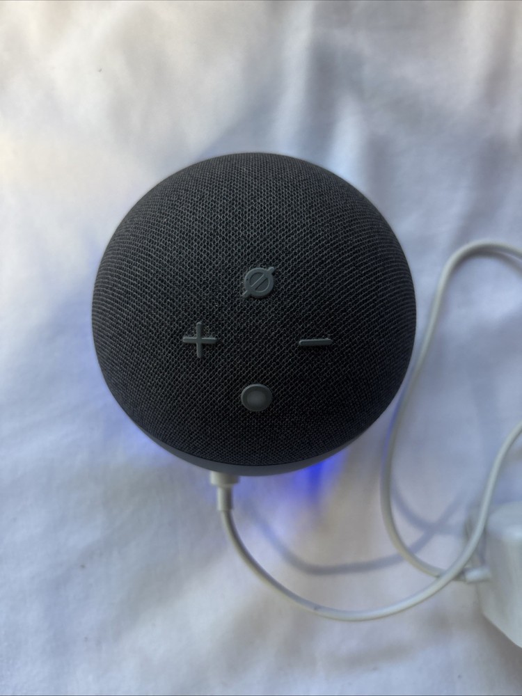 Amazon Echo Dot 4th Gen Smart Speaker Charcoal Model B7W64E with Charger