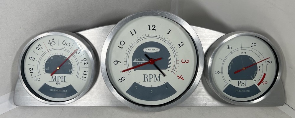 GARAGE CLOCK HYGROMETER THERMOMETER WORKING.