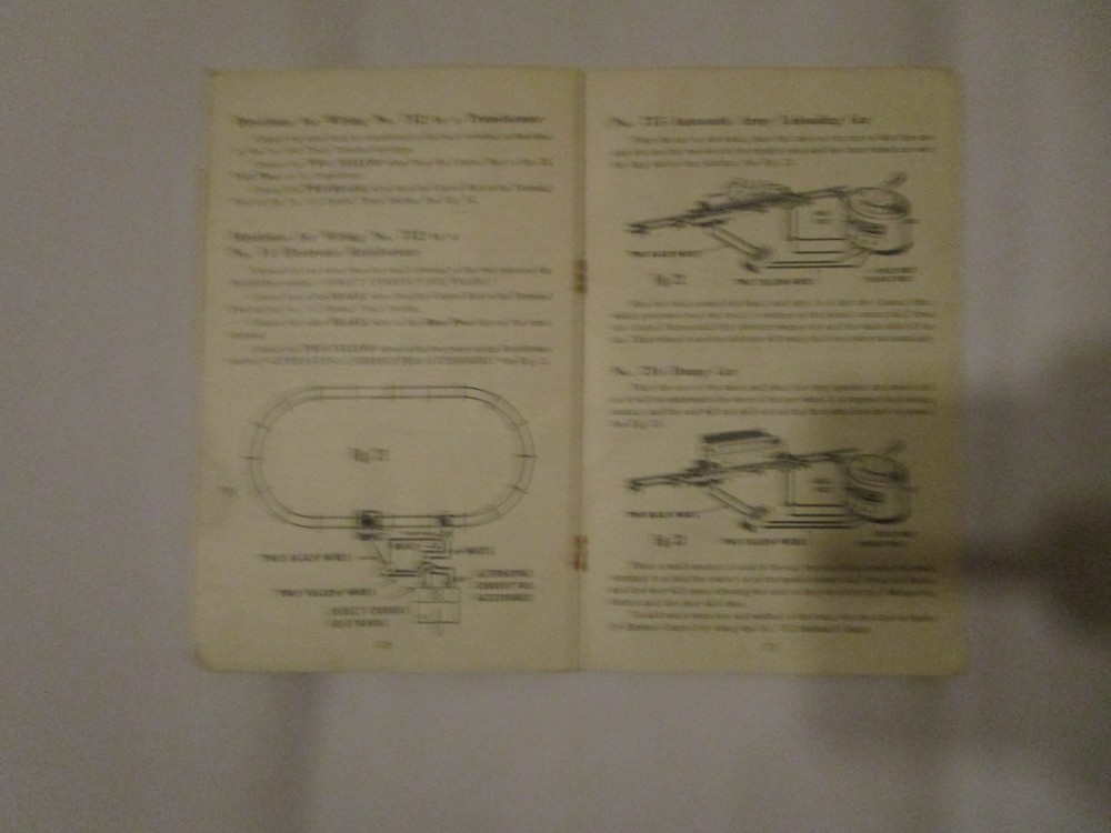 1947 & 1952 Gilbert American Flyer Assembly & Operating Instructions