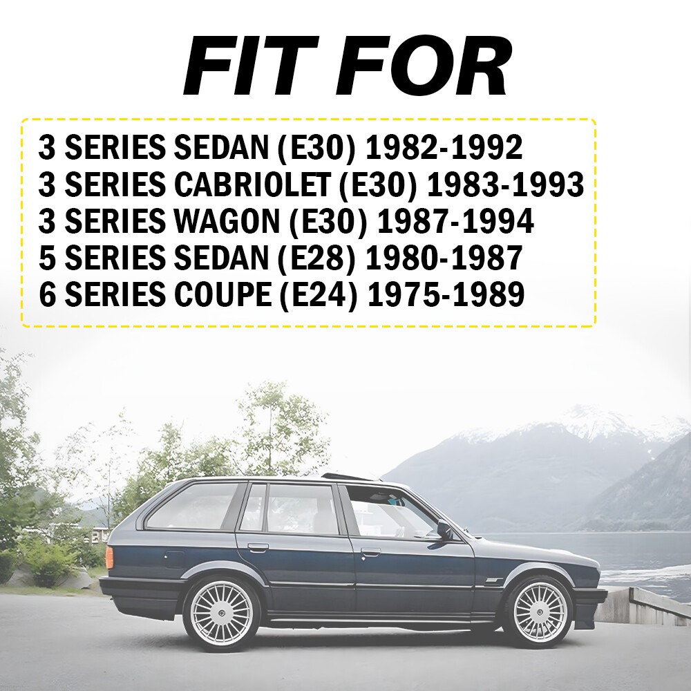 Set 4 pcs Illuminated Power Window Switch For E23 BMW E24 E28 E30 61311381205