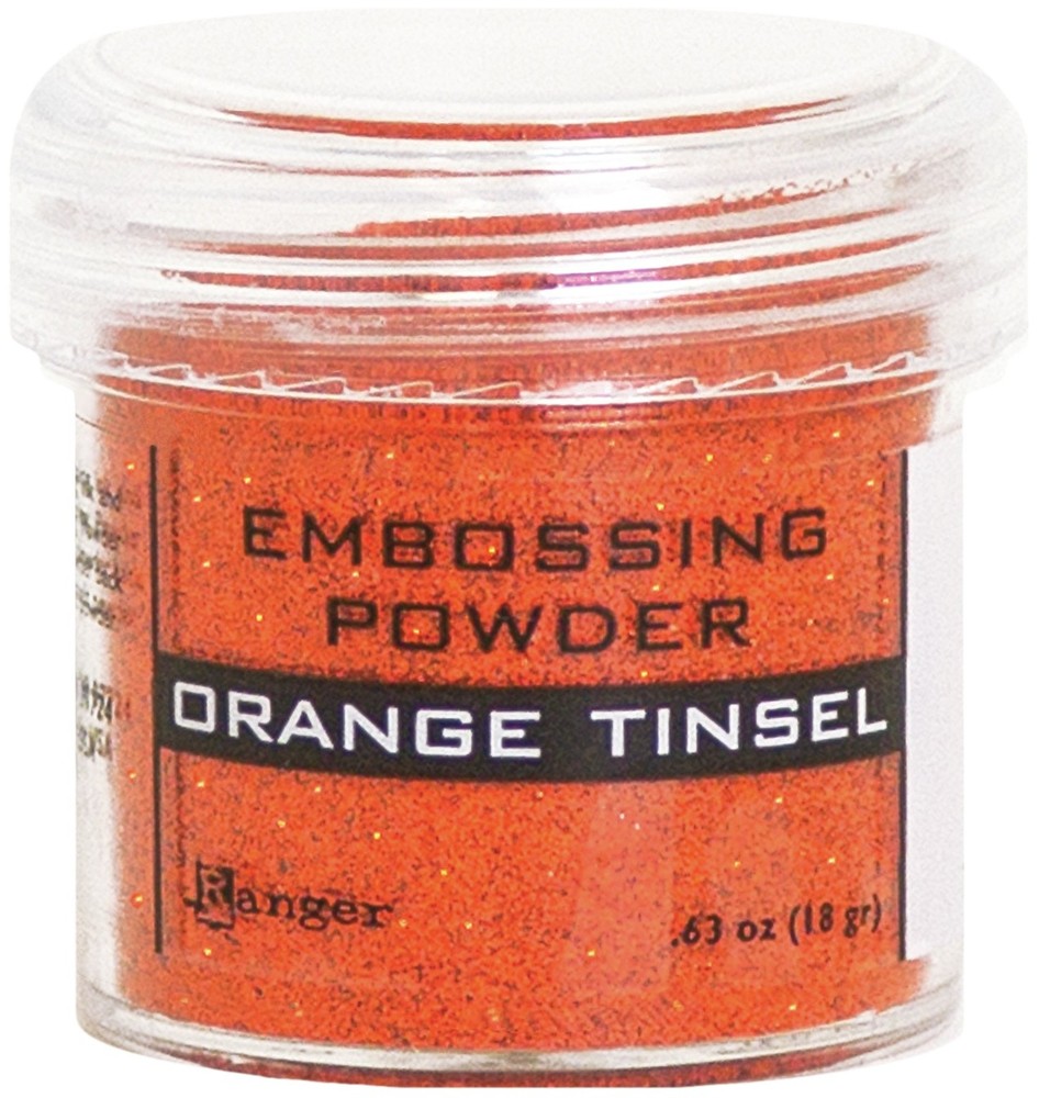 Ranger Embossing Powder-Orange Tinsel - 3 Pack