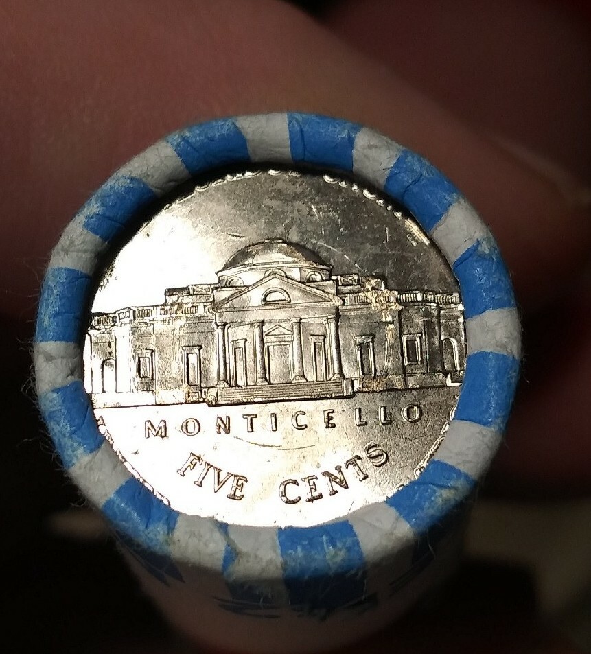 2019 P JEFFERSON NICKEL ROLL ********** Error enders **********