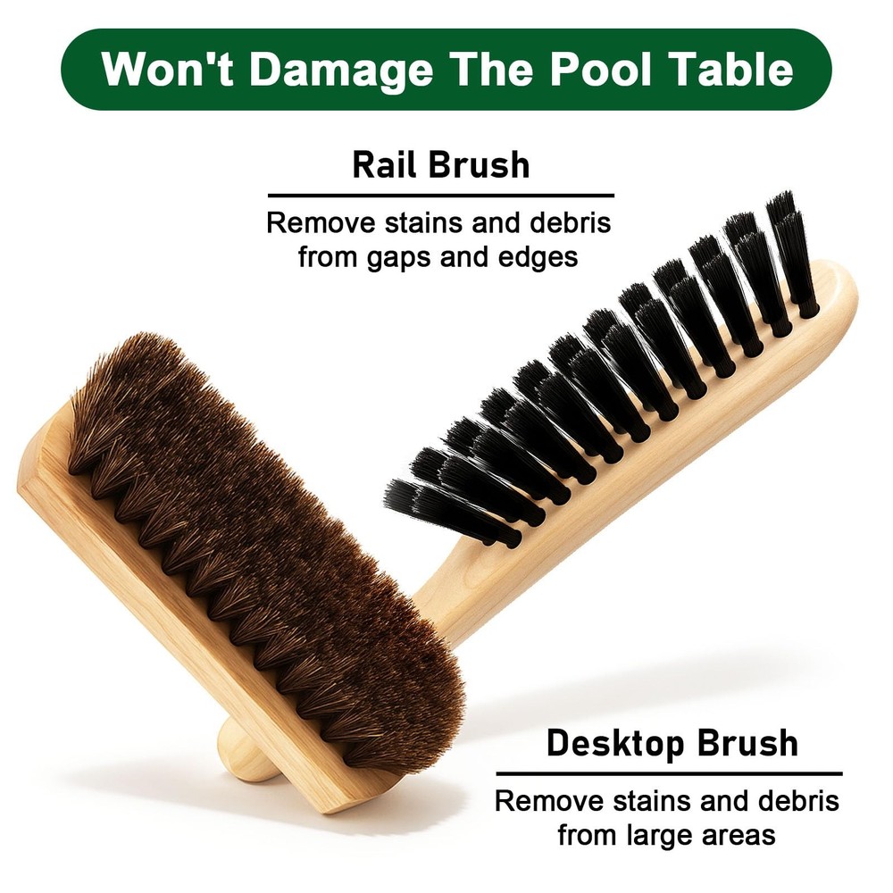8pcs Pool Table Cleaning Kit - Powerful Cleaner Quickly Breaks Down Chalk St...