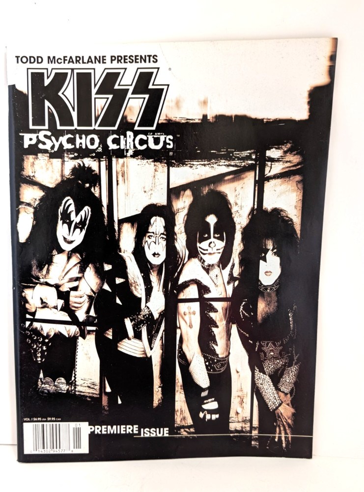 KISS Psycho Circus Premier Issue Magazine Volume 1 Todd McFarlane Presents 5716