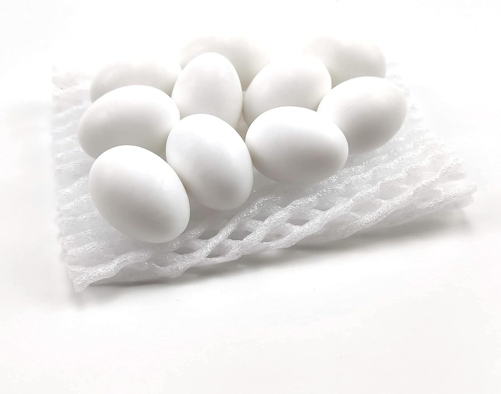 10 Pieces Pigeon Eggs Solid Plastic Eggs for Hatching Help Limit Births Laying P