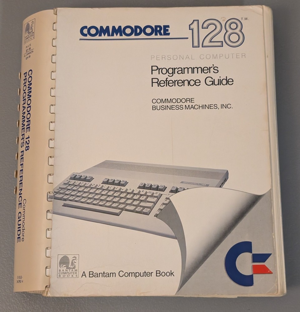 Commodore 128 Programmer's Reference Guide & System Guide - 1980s Computer Books