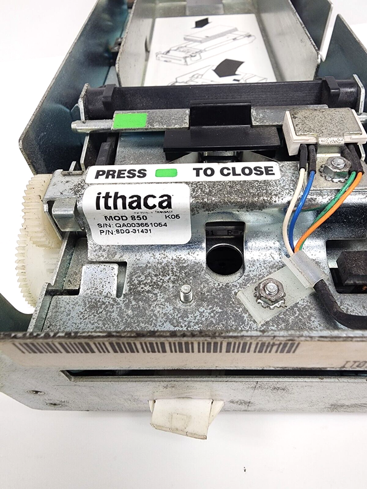 ITHACA THERMAL TICKET PRINTER MODEL 850 K05 P/N SDG-31431