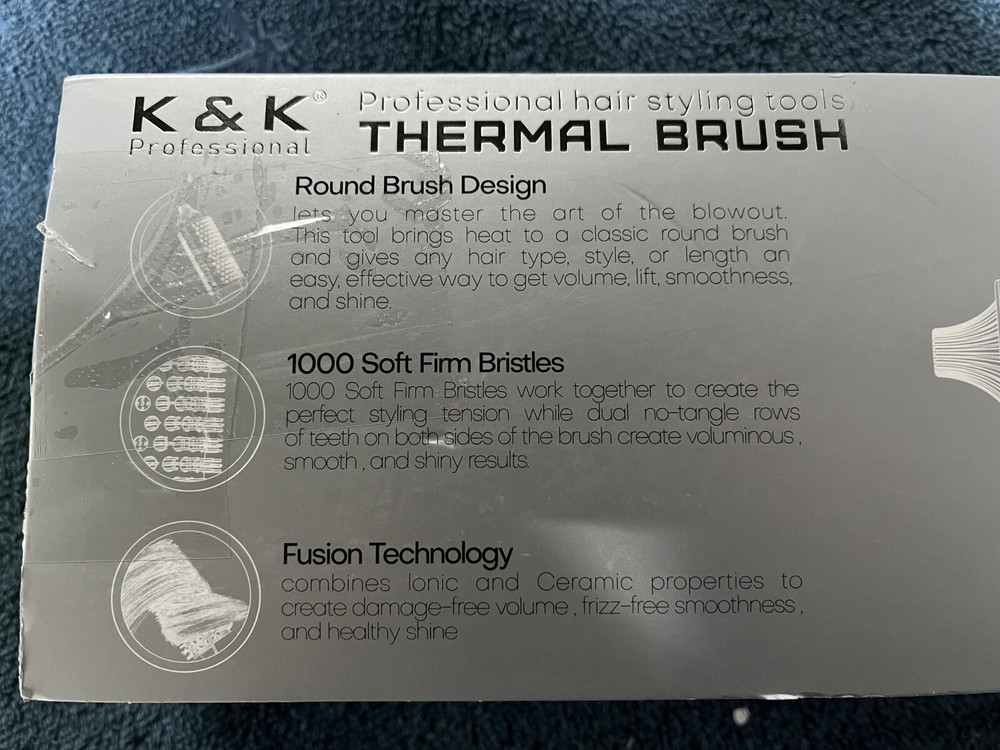 K&K professional styling thermal brush