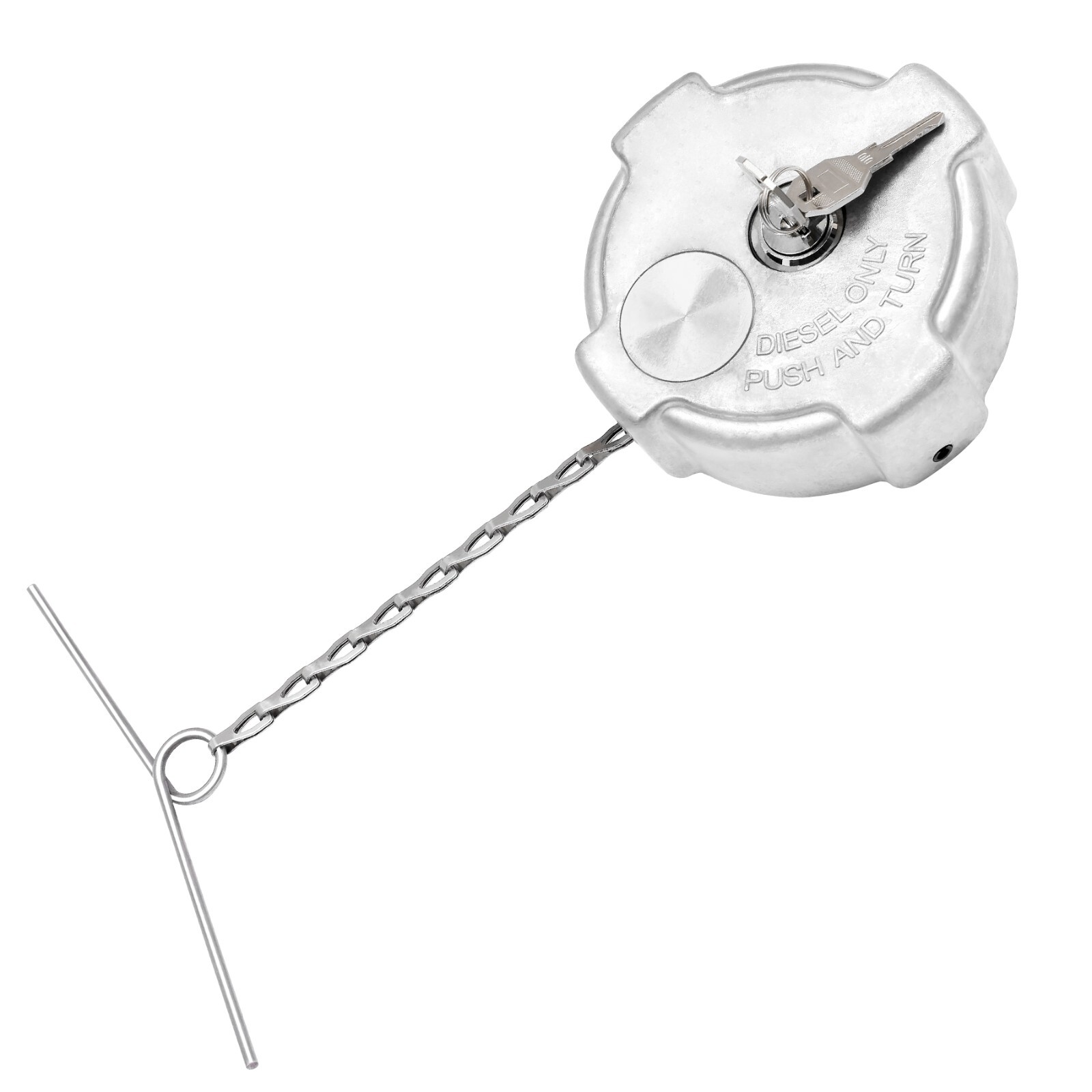 2x Locking Diesel Fuel Cap for 96-18 Freightliner Cascadia Columbia 03-37017-002