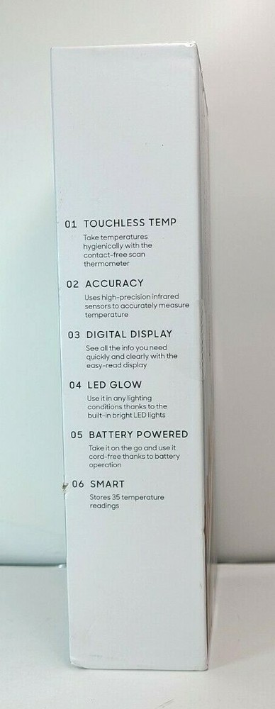 SHARPER IMAGE Digital Touchless Smart Forehead Thermometer