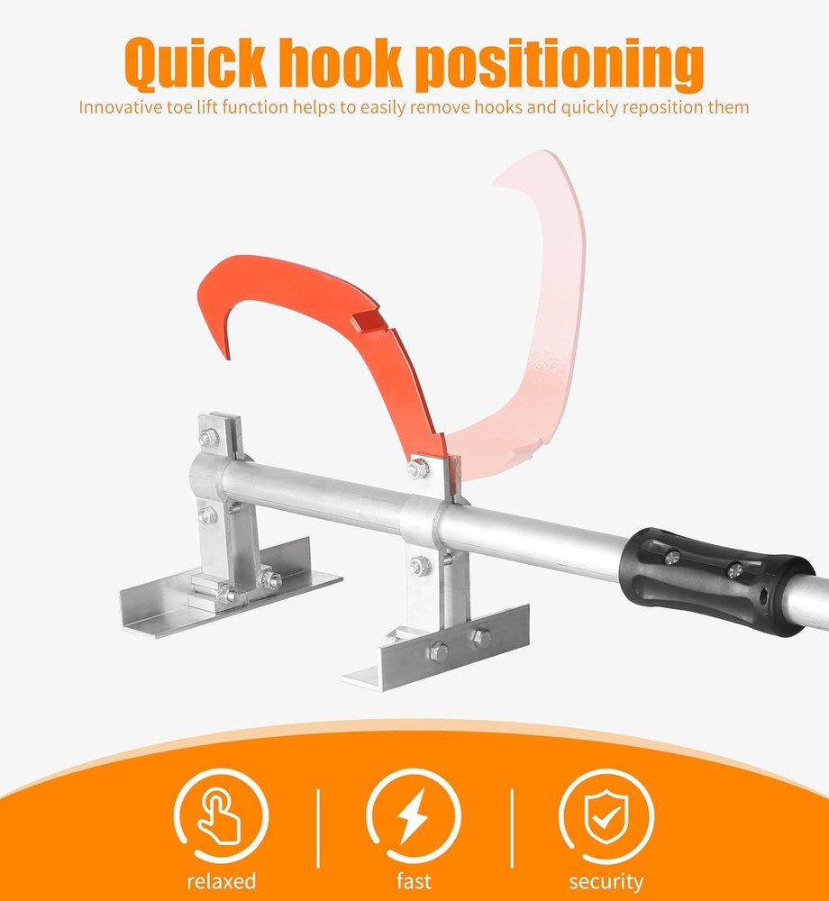 47 Inch TimberJack Forestry/Logging/Log Jack/Chainsaw/Log Lifter/Cant Silver
