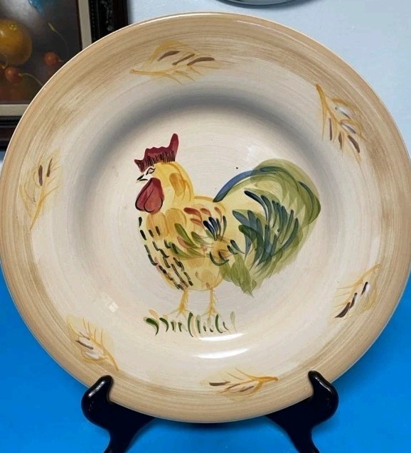 Rooster Decor Plate