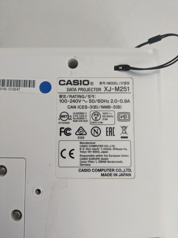 Casio DPL HDMI Projector XJ-M251 (READ)