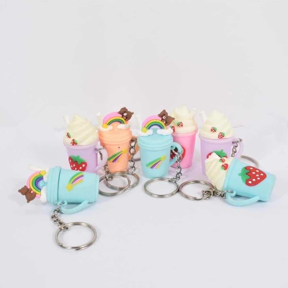 50PCS Bulk Keychains Set, Split Keychains Rings with Chain 1 Inch, Key Rings,