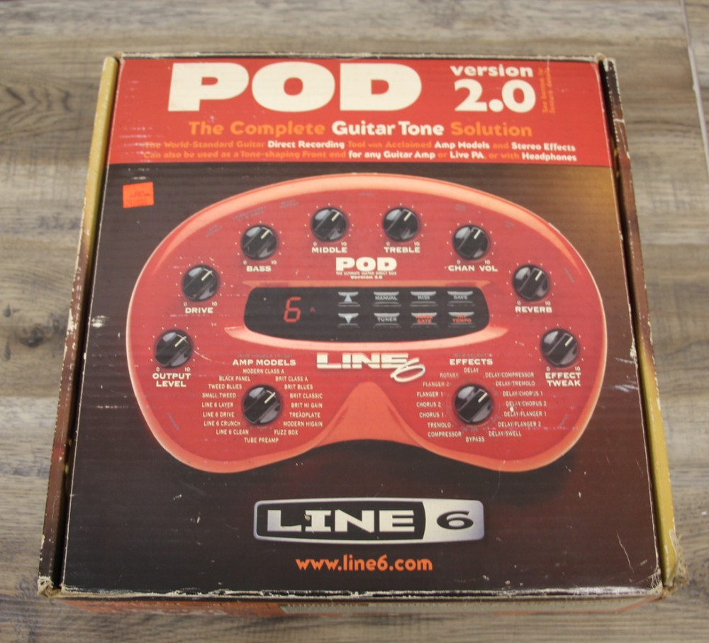 Line 6 POD 2.0 Multi-Effects Guitar Effect Pedal
