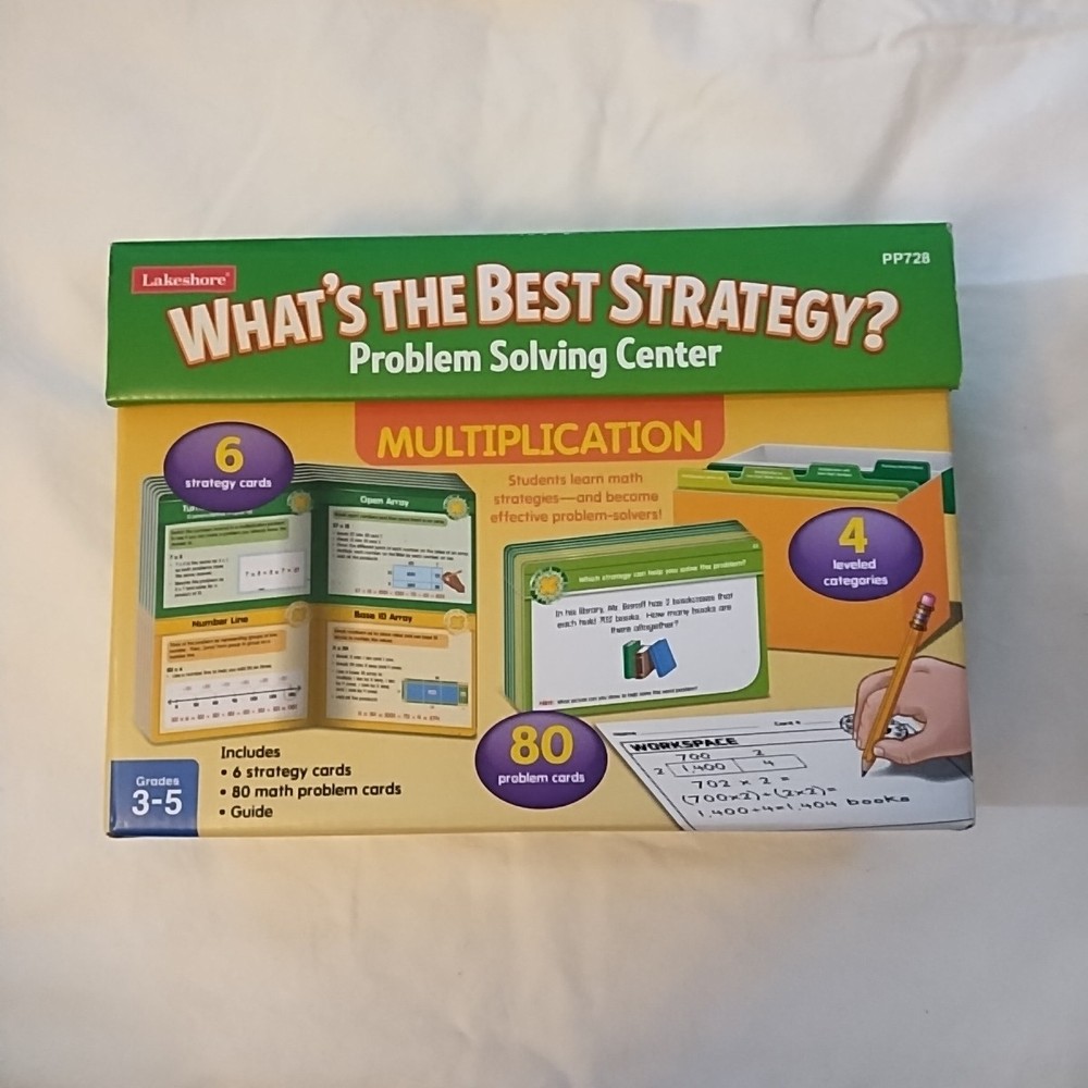 Lakeshore What’s The Best Strategy Problem Solving Center Multiply Grades 3-5