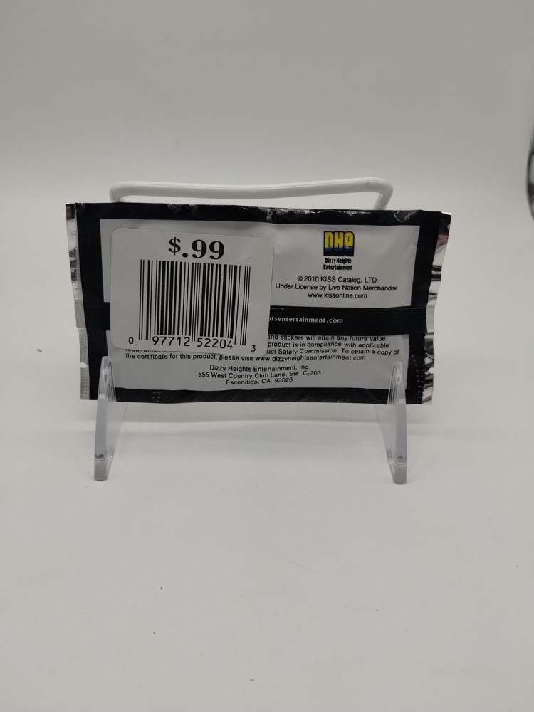 Kiss Rock Tags With Sticker Pack - Original Sealed