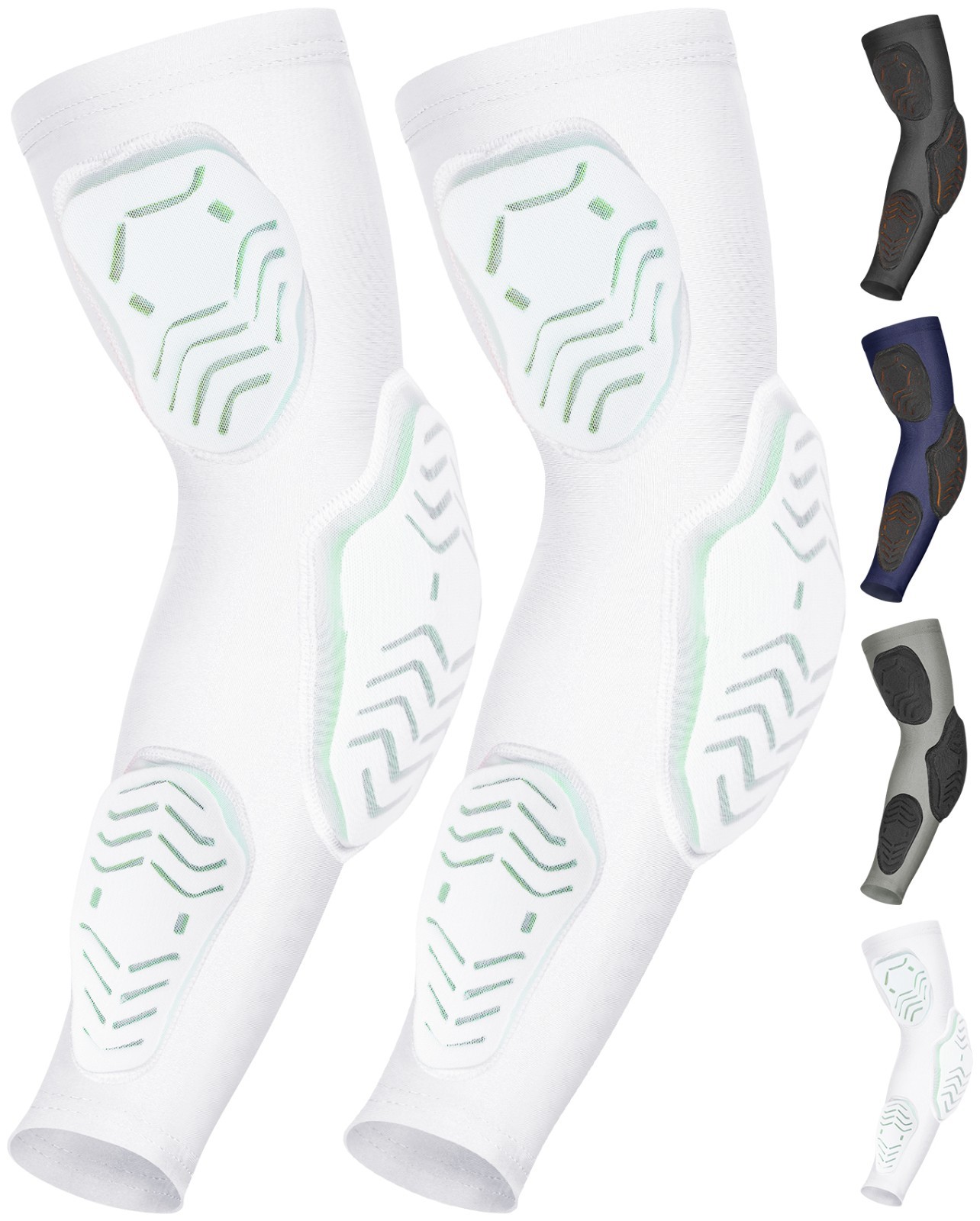 Exxact Sports Padded Arm Compression Sleeve – 3-Pad Protective Football-Baseball