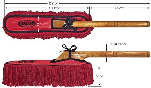 Classic Car Duster with Solid Wood Handle Includes Storage Case - Popular