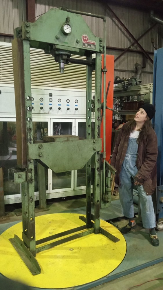 HYDRAULIC PRESS, ‘Wilson’, shop type, H-frame