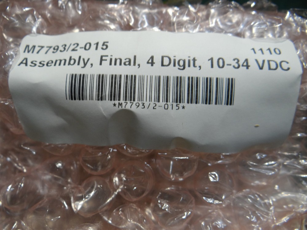 Electrodynamics 4 Digit Time Totalizing Counter Hour Meter P/N: M7793/2-015