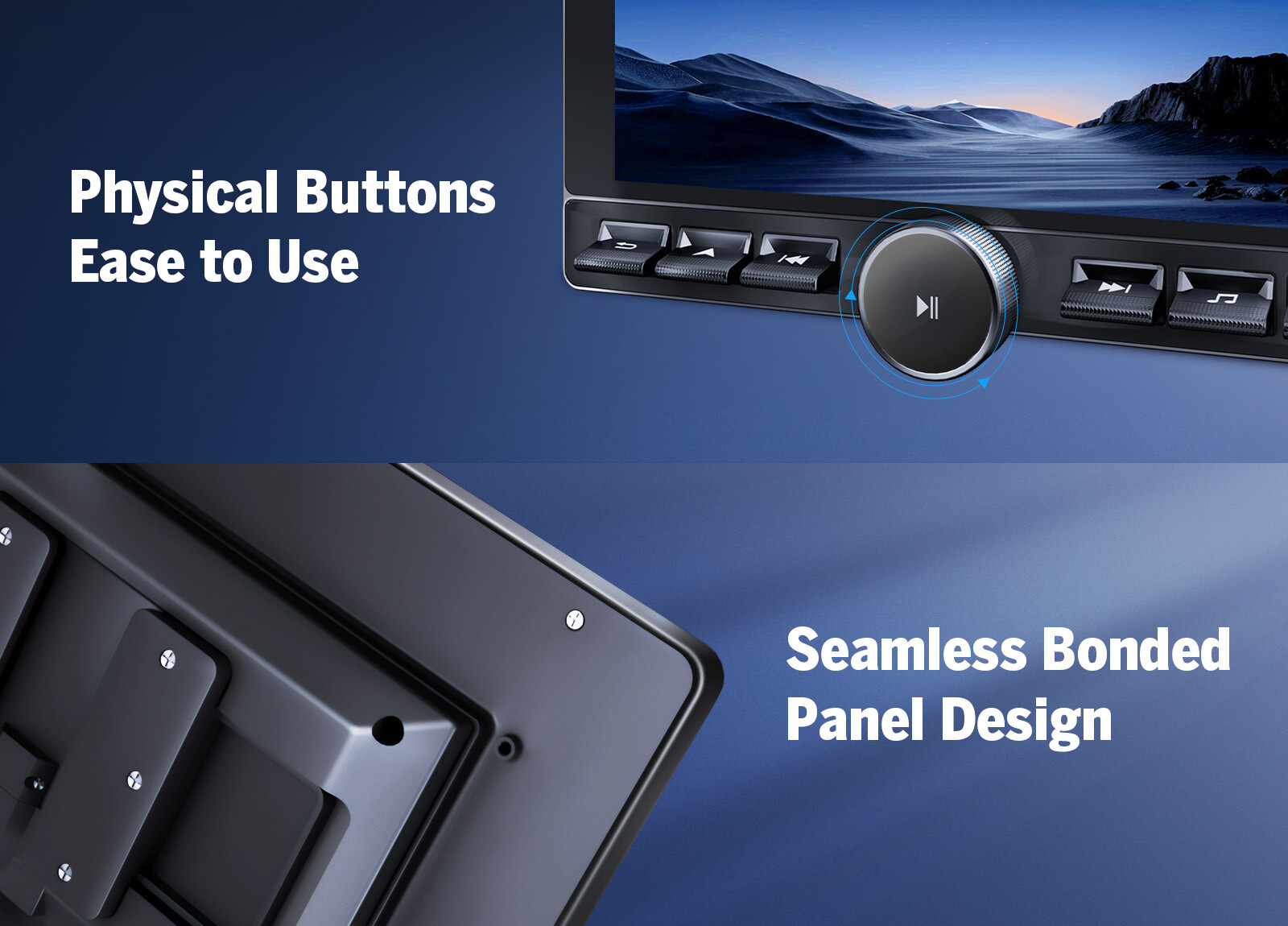 8+128GB Android 13 10.1" QLED Car Radio GPS Stereo CarPlay WiFi 4G LTE Head Unit