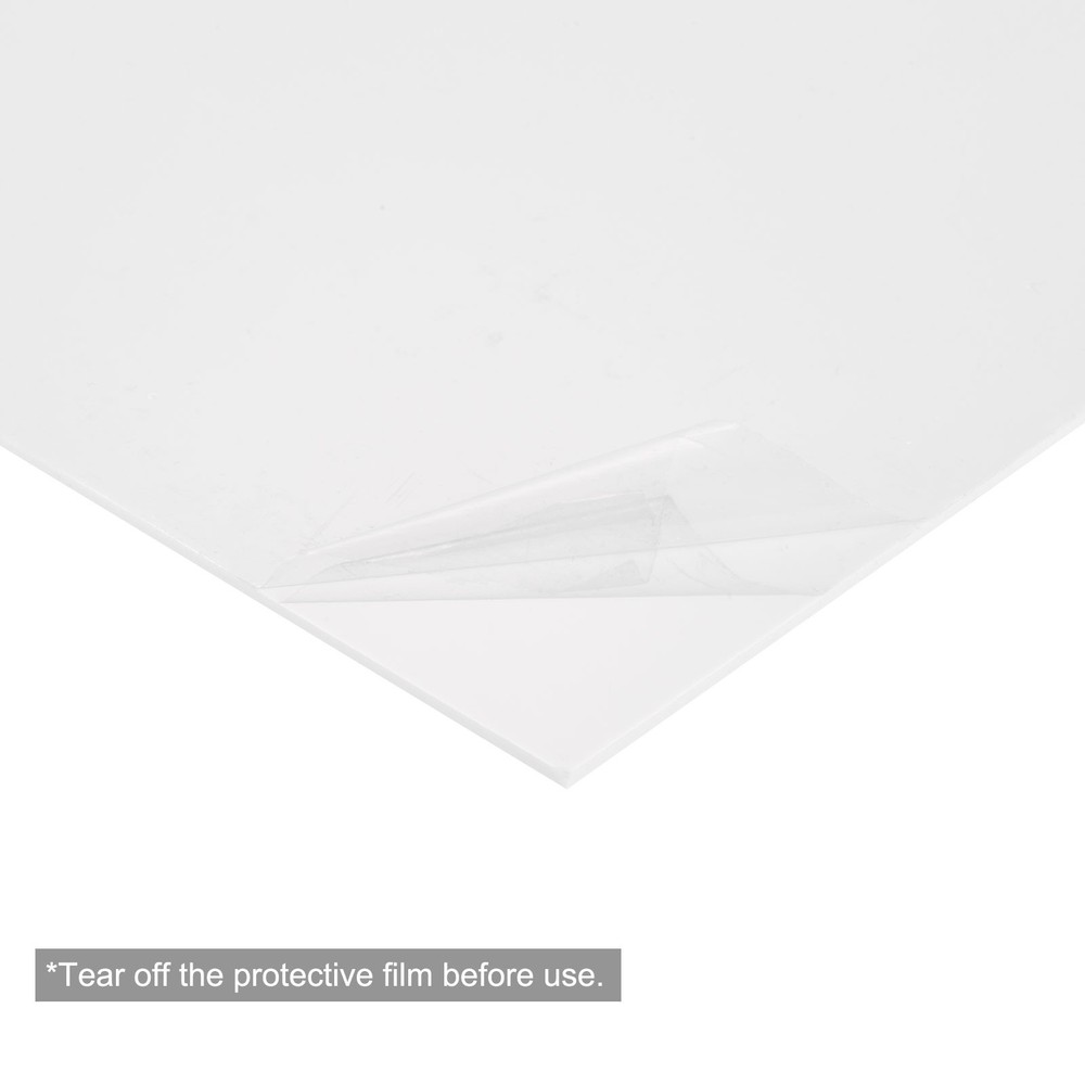 ABS Plastic Sheet 16 " x 12 " x 0.04 " ABS Styrene Sheets White 2 Pcs