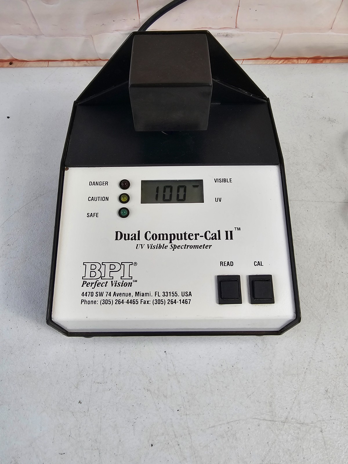BPI Dual Computer-Cal II UV/Visible Spectrometer